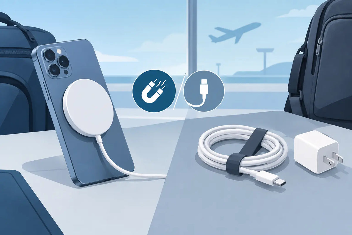 Magnetic Charger Versus Cable for Daily Travel