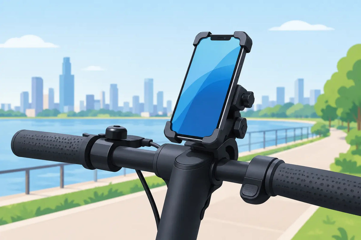 E Scooter Phone Holders That Stay Put Daily