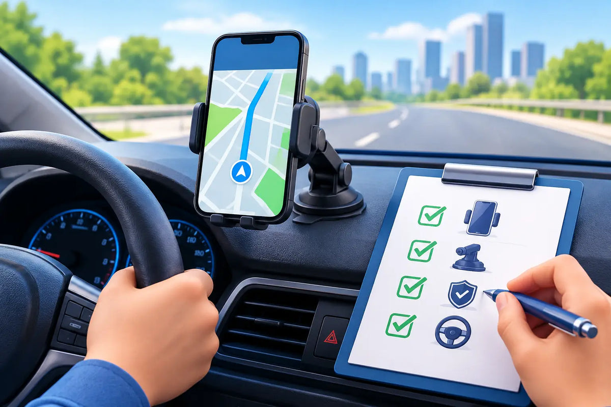 Car Phone Mount Safety: A Driver’s Checklist