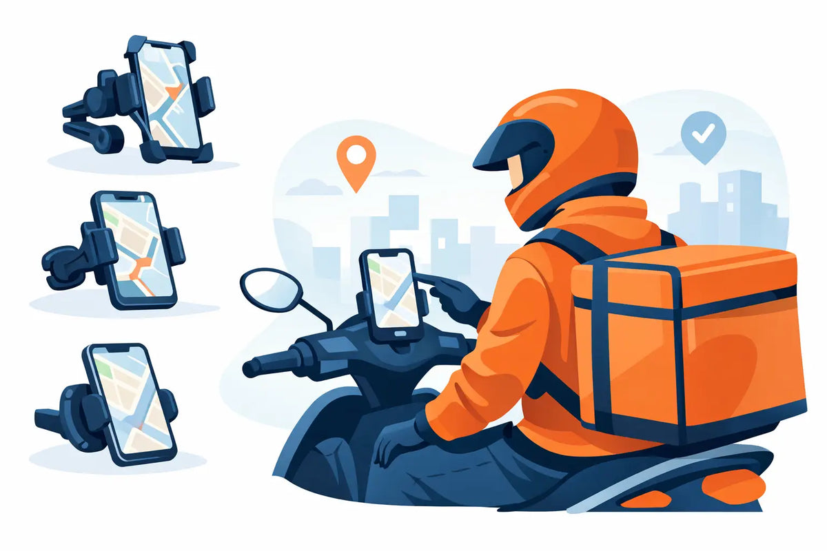 Choosing a Phone Holder for Delivery Riders