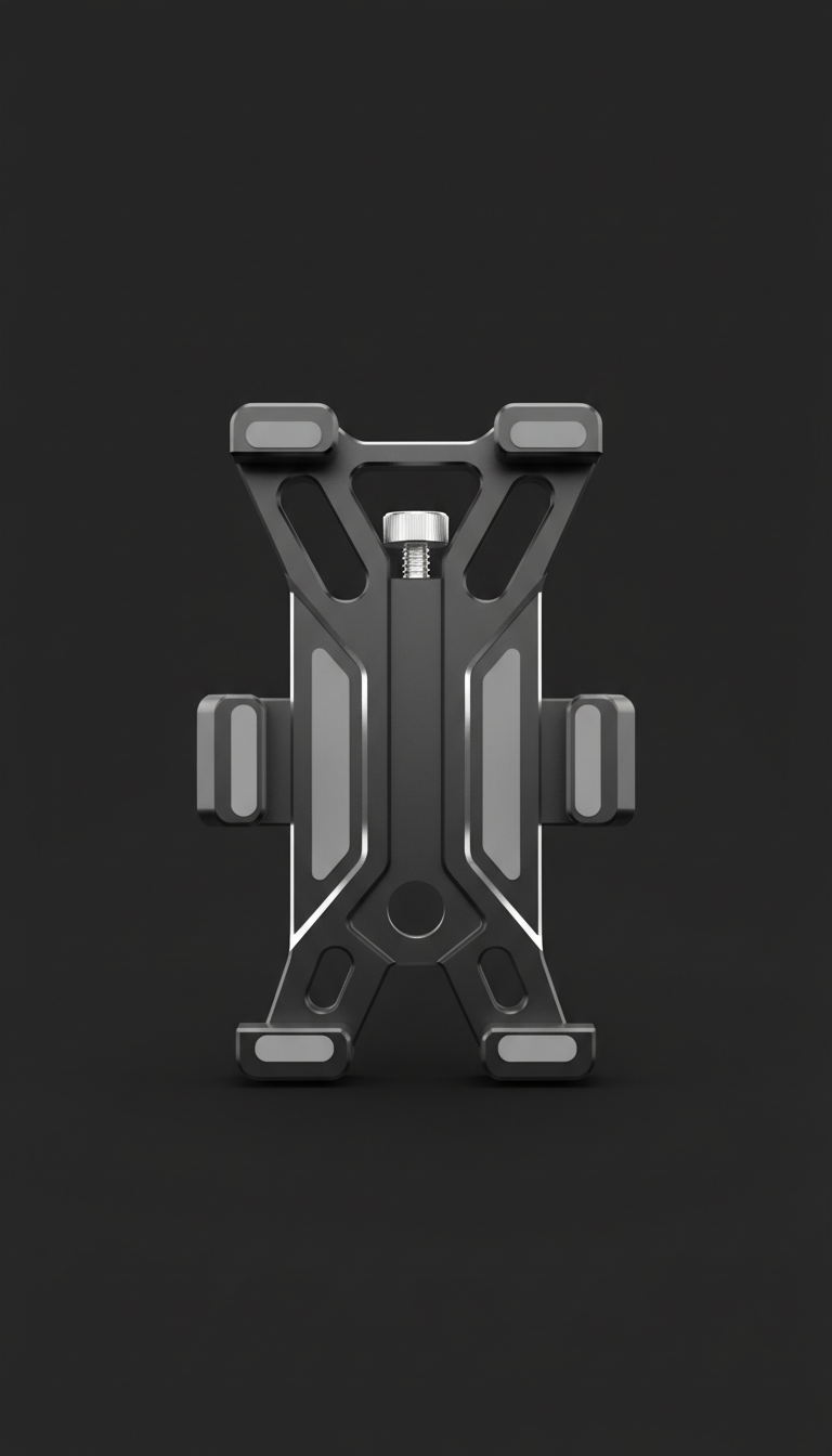 Obsidian aluminum phone mount