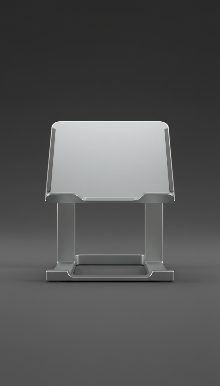 Mist silver modular laptop stand