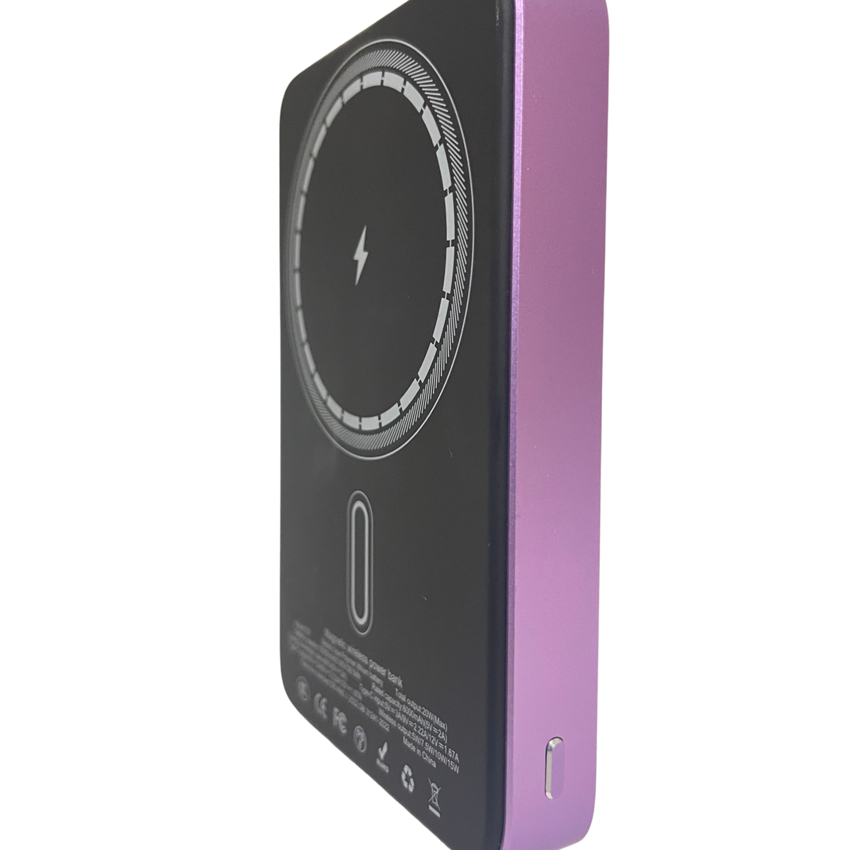 Wireless Magnetic Battery Bank – 10,000mAh, 15W Fast Charge