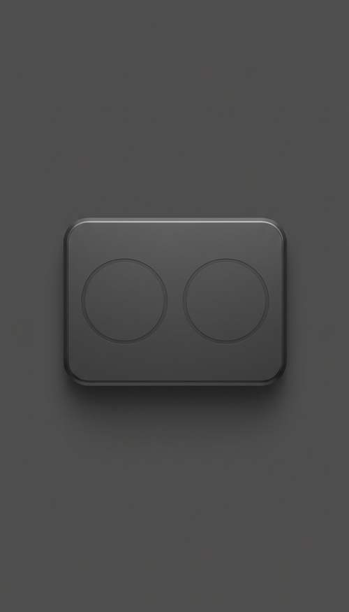 Graphite dual wireless charger pad