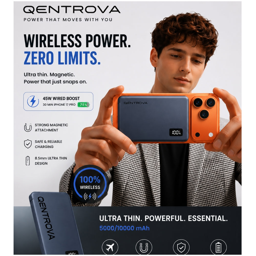 Wireless Phone Charger Battery Bank